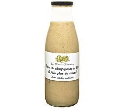 Creme De Champignons Au Bloc De Foie Gras De Canard