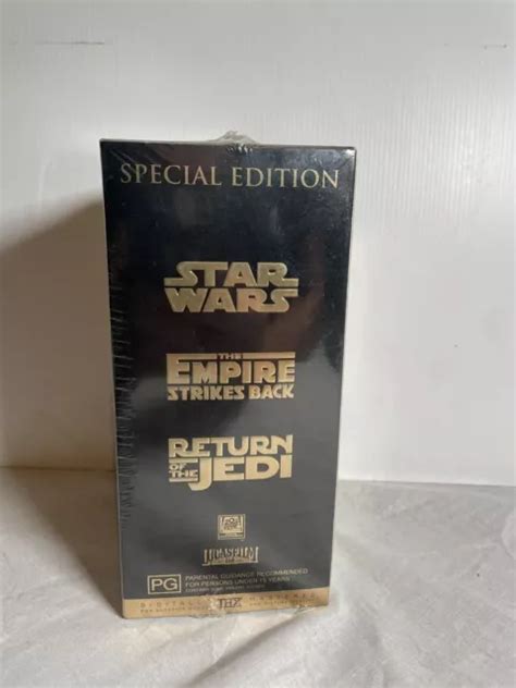 STAR WARS TRILOGY Special Edition VHS Box Set Of Three Sealed VHS