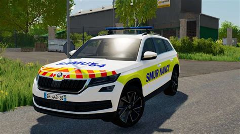 Skoda Kodiaq Secours V Fs Mod Farming Simulator Mod