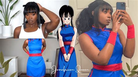 Turning Myself Into Chi Chi From Dragon Ball Z For Halloween |Amazon Costume| Dragon Ball-Z ...