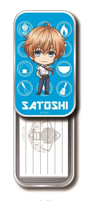 Shokugeki No Soma Koubutsuya Slide Can With Mini Tag Satoshi Isshiki