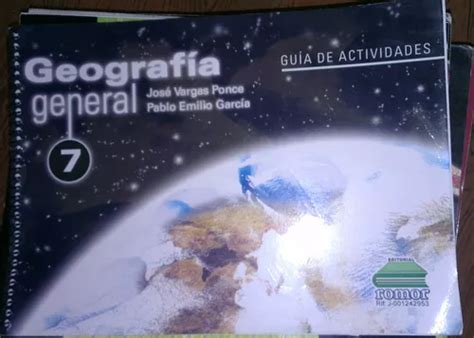 Libro Geografia Mo Jose Vargas Ponce Guia Actividades Mercadolibre