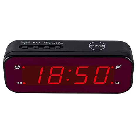 Timegyro Small Digital Battery Operated Clock,LED Desk Clock Battery ...