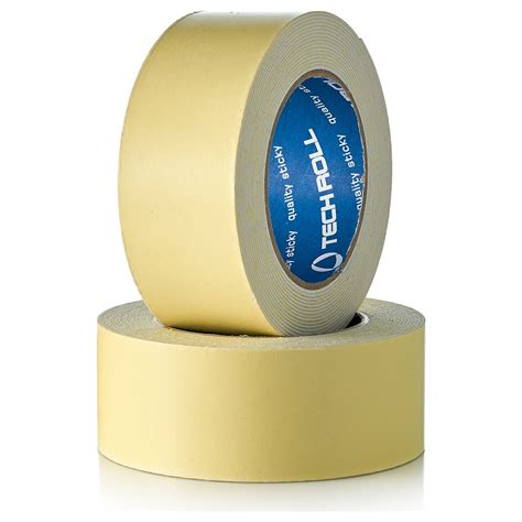 Двухсторонняя клейкая лента на вспененной основе TECHROLL 25 мм х 10 м ...