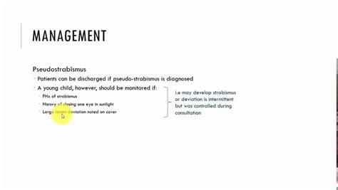 Pseudostrabismus Management - YouTube