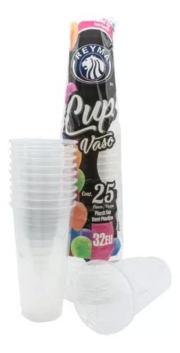 Vasos Desechables Transparentes Reyma P Fiesta Eu 32 500pz MercadoLibre