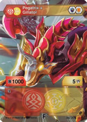 Pyrus Aurelus Pegatrix X Gillator Fusion Force The Bakugan Wiki