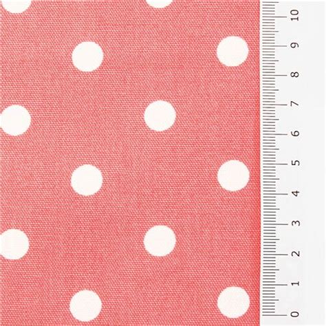 Tissu Oxford japonais rose à pois blancs modeS4u