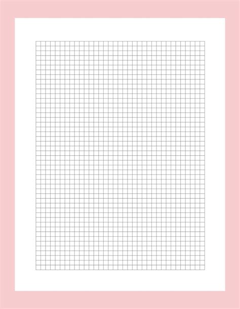 Square Grid Graph Paper Pages - Etsy