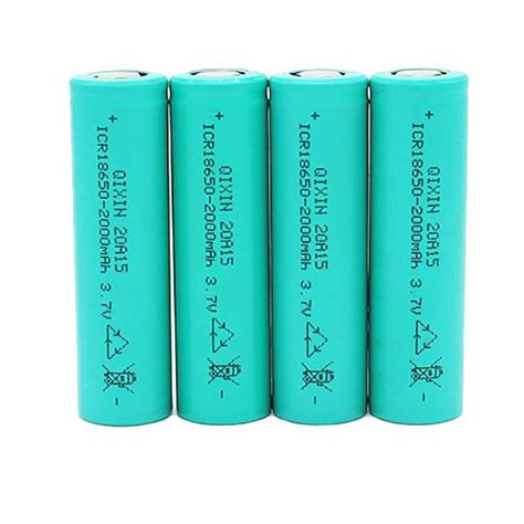 18650 3 7V 2000mAh Cylindrical Li Ion Rechargeable Battery China