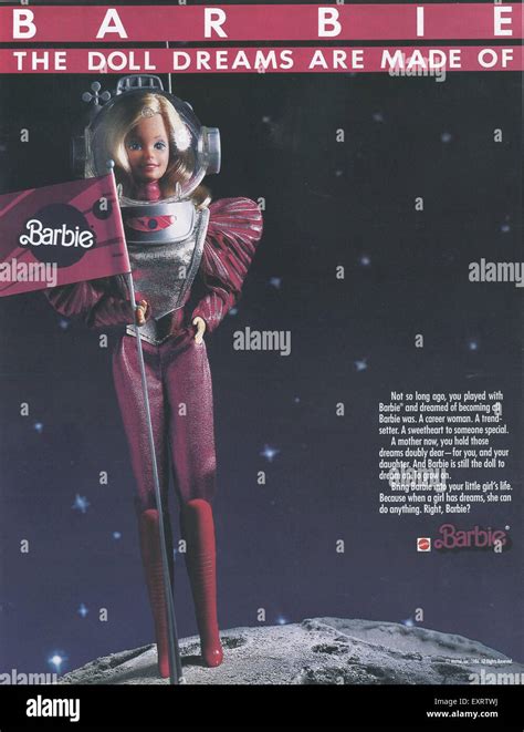 1980s USA Mattel Barbie Magazine Advert Stock Photo - Alamy