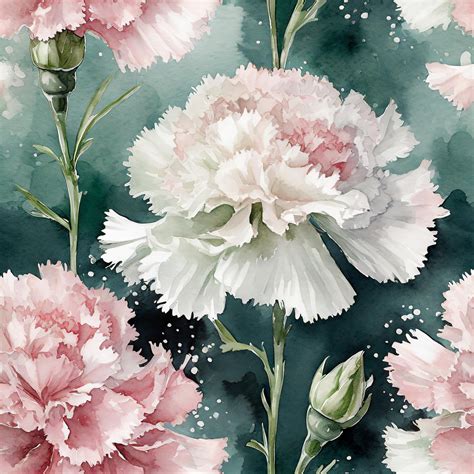 seamless carnation flower art  stock photo public domain pictures