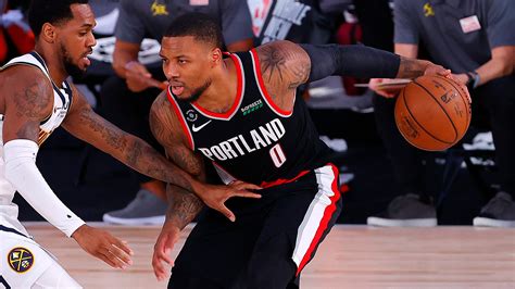 Damian Lillard Score 45 Blazers Pull Within Half Game Of Eighth