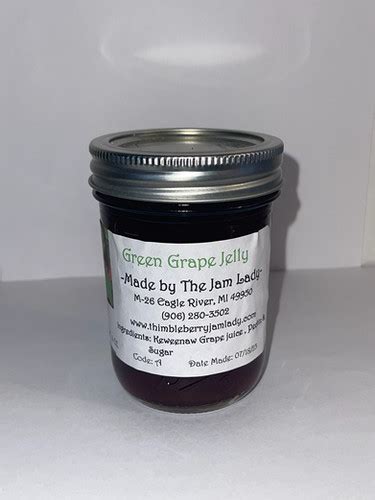 Wild Green Grape Jelly | The Jam Lady