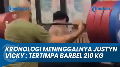 Kronologi Binaragawan Justyn Vicky Meninggal Dunia Tertimpa Barbel