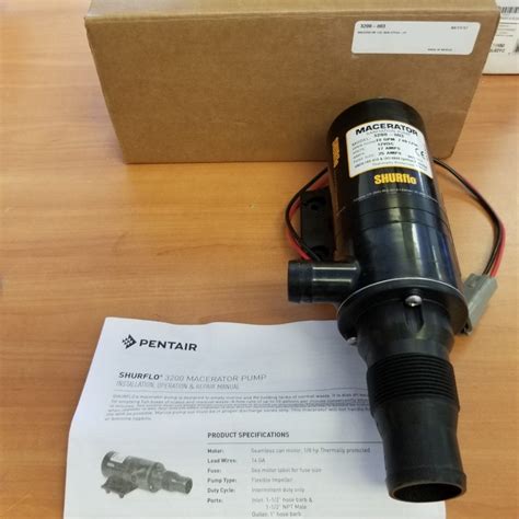 Shurflo 3200 Macerator Pump 3200 003 13gpm 12vdc New Max Marine