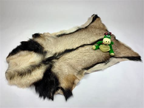 Goat Rug Leather Skin Fur Pelt Hide 100 Natural Gt19069 Sheeprug