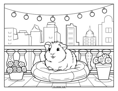 115+ Coloriages de cochon d'Inde pour enfants et adultes (Gratuits)