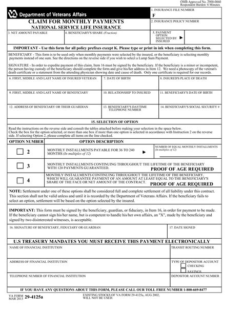 Department Of Veterans Affairs Va Pdf Forms Page 6