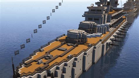 I Made The Biggest And The Strongest Battleships From Aot In Minecraft