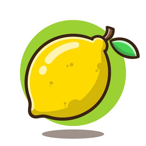 Ilustraci N De Vector De Fruta De Limones De Dibujos Animados Bueno