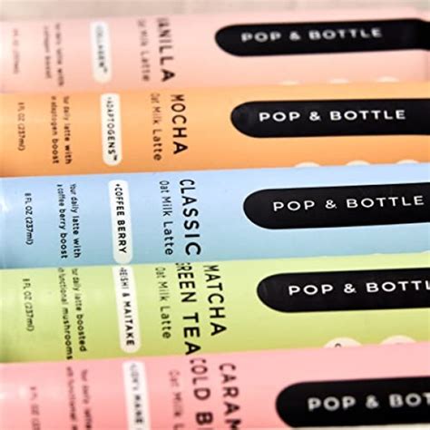 Pop Bottle Oat Milk Cold Brew Lattes Pack