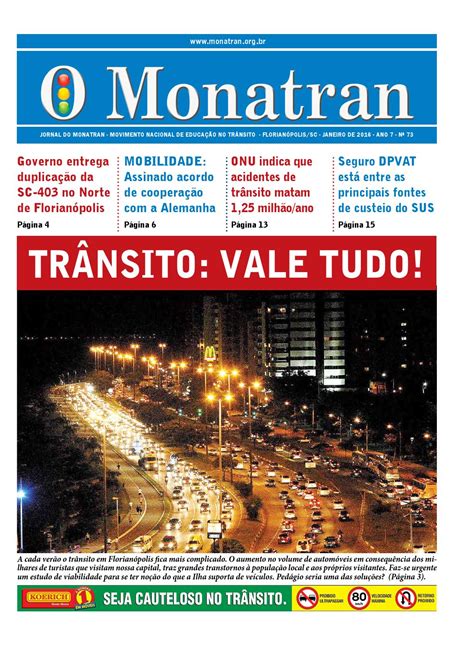 O Monatran Janeiro 2016 by Monatran Movimento Nacional de Educação no