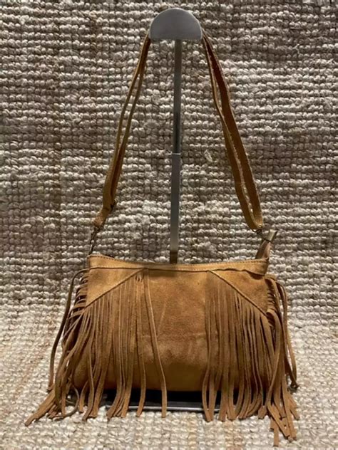 Sac En Daim Franges Cleo Les Collections D Elo