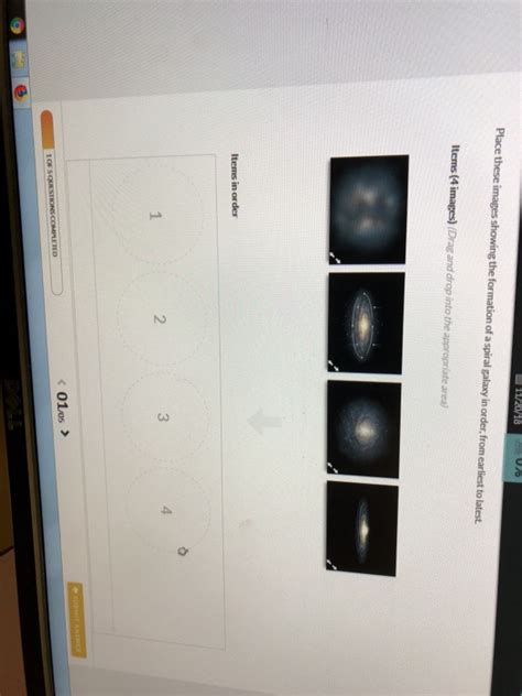 Solved Place these images showing the formation of a spiral | Chegg.com