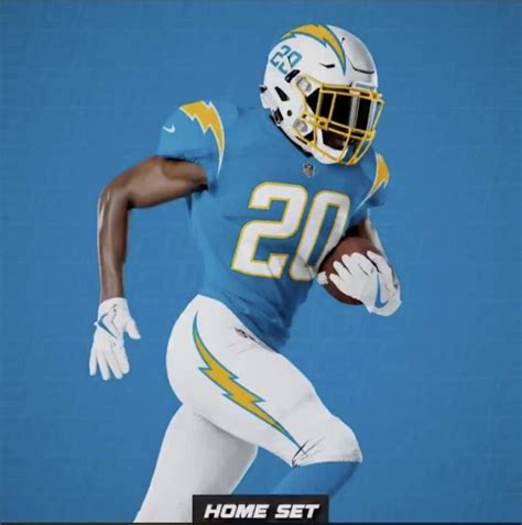 The Chargers declared their uniforms perfect, then changed them ...