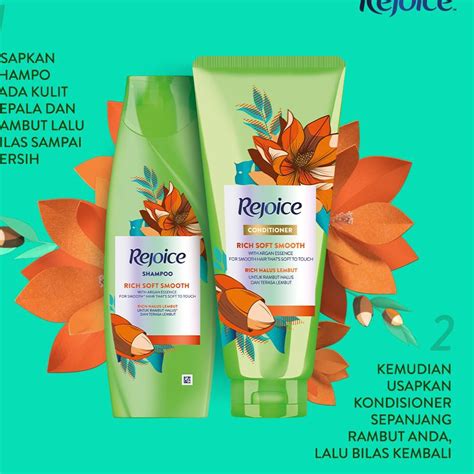 Jual New Drop Rejoice Shampo Rich Soft Smooth Ml P G Shopee