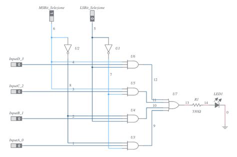 Multiplexer A Ingressi Multisim Live