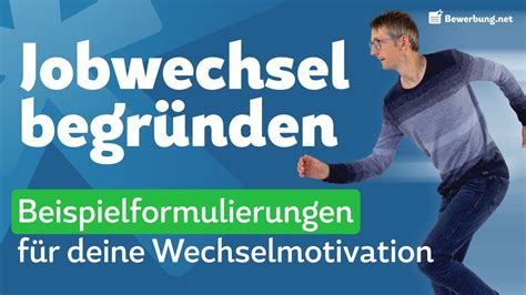 Jobwechsel begründen Diese Gründe gibt es Beispielformulierungen