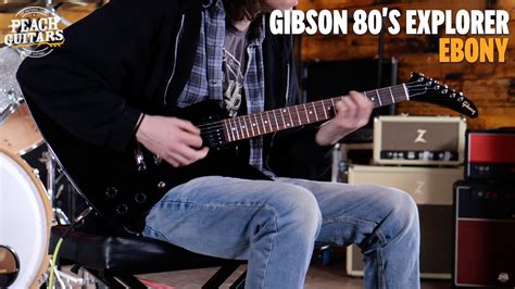 No Talking Just Tones Gibson 80 S Explorer Ebony YouTube