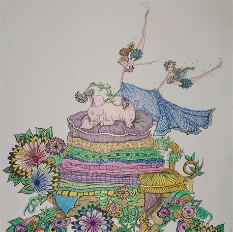 Zendoodle Coloring Presents Fairies In Dreamland An Artists Coloring