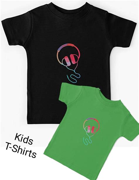 🎧cool Kids T Shirt🎧 Kids Tshirts Cool Kids T Shirts Baby Boy Outfits