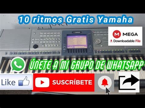 GRATIS 10 RITMOS PARA YAMAHA PSR E S Y SX JOSSTORERITMOS YouTube