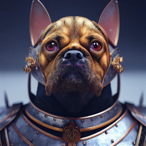 Dog Knight In Finely Detailed Armor 02 By Iamrudja On Deviantart