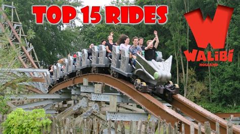 Top 15 Rides at Walibi Holland - YouTube