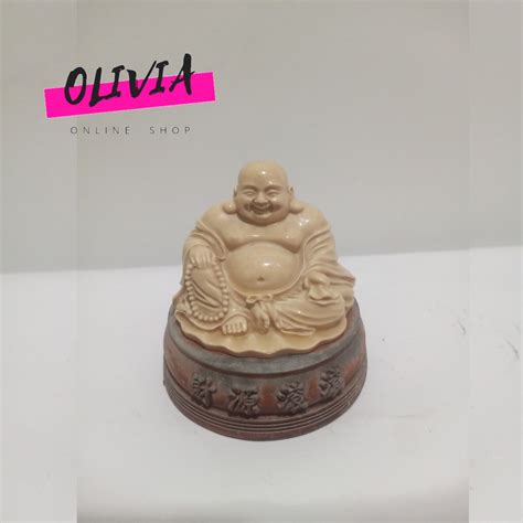 Patung Miniatur Maitreya Duduk Patung Budha Julai Duduk Kuno Jadul