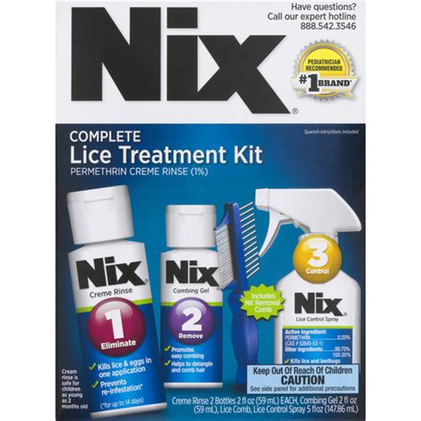 Nix Complete Lice Treatment Kit 1 Ct Instacart