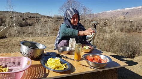 Daily Routine Village Life In Afghanistan Cooking Rural Style Food