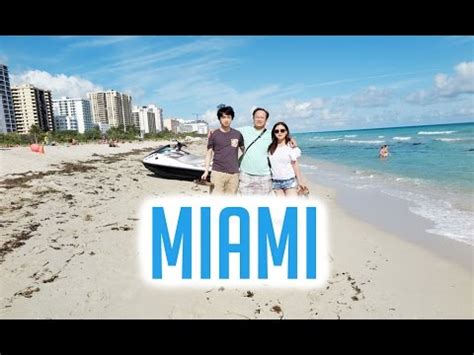 MIAMI FLORIDA TRAVEL VLOG A Day In Miami Miami Beach Bayside