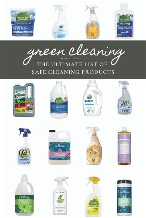 How To Green Clean Your Home The Ultimate Green Cleaning Products That