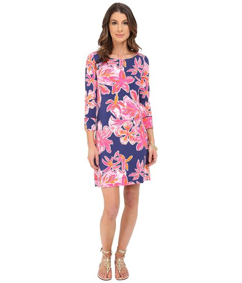 Lilly Pulitzer Upf 50 Sophie Dress Bright Navy Via Sunny