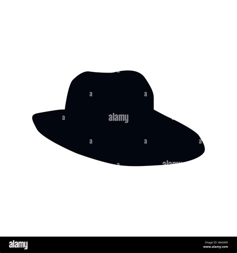 Hat black silhouette Stock Vector Image & Art - Alamy