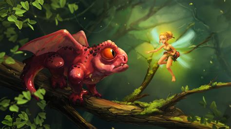 Dragon and Fairy on Behance