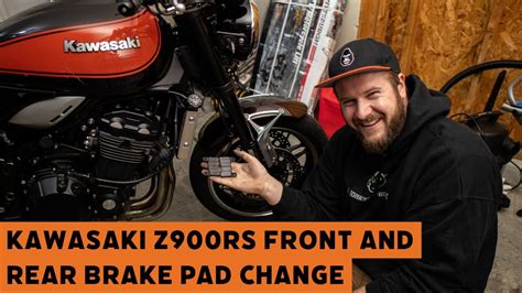 Changing Kawasaki Z900RS Brake Pads Front And Rear YouTube