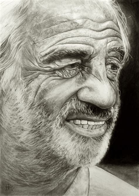 Pencil Portrait Mastery Jean Paul Belmondo Discover The Secrets Of