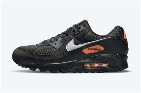 Nike Air Max 90 Black Orange DJ6881-001 Release Date - SBD